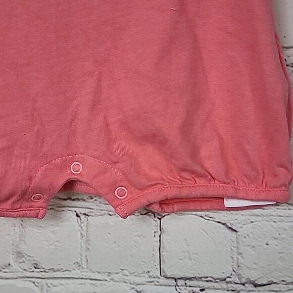 Adidas Infant 3M Pink Logo Short Sleeve Onesie Romper Sporty Baby Athlete Cotton - Picture 3 of 7